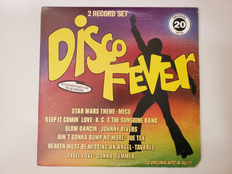 Meco,K.C. & The Sunshine Band,Johnny Rivers,Joe Tex,Tavares,Donna Summer Disco Fever vinyl record
